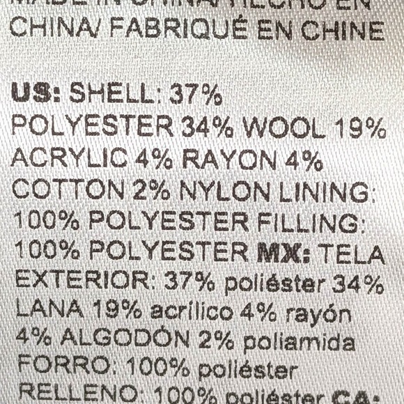 Chicos Wool Coat Womens 12 14 Black Nubby Bouclé Old Money French Girl Quiet Lux - Picture 12 of 13